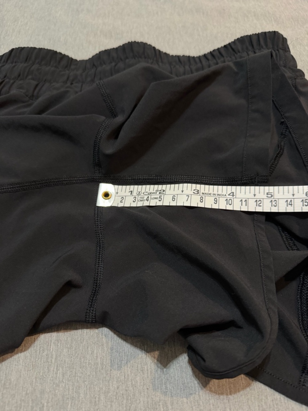 Lululemon Track That Shorts 5” Black Size 4 Mid Rise Lined Running - Picture 8 of 12